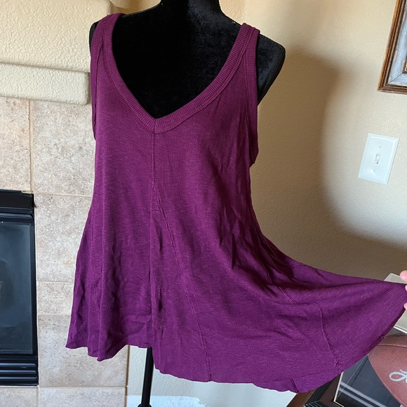 TIME AND TRU Purple Flowy Tank!!  NWOT! Size 0X 14 - Picture 4 of 8
